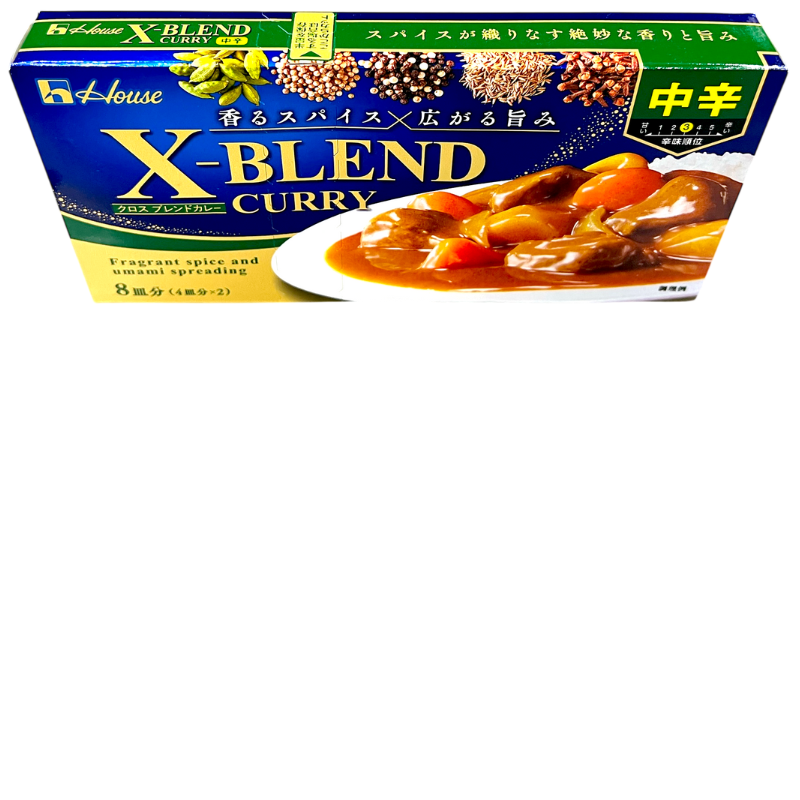 HOUSE X-BLEND CURRY MEDIUM HOT 140G