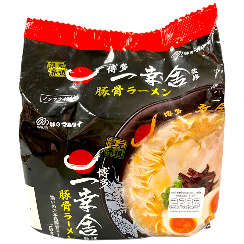 IKKOSHA TONKOTSU RAMEN 91Gx5Pcs 455G