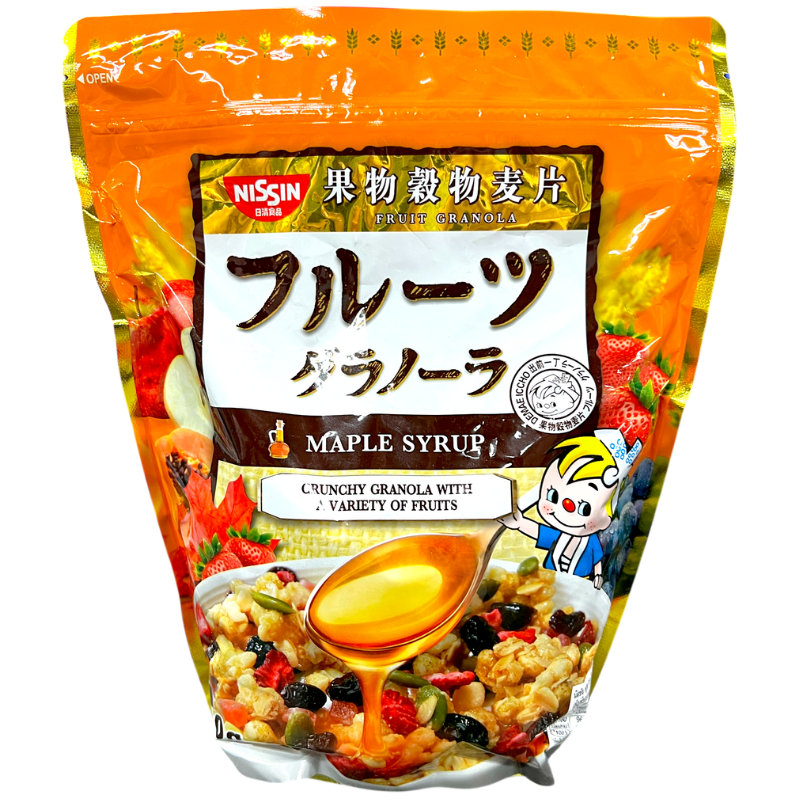 NISSIN MAPLE SYRUP GRANOLA 500G
