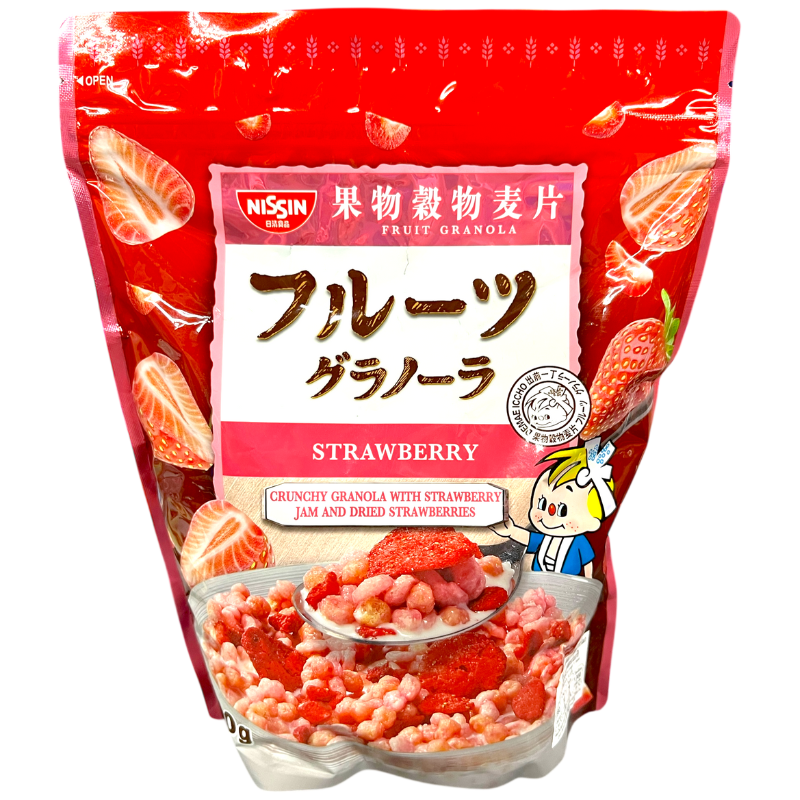 NISSIN STRAWBERRY GRANOLA 400G
