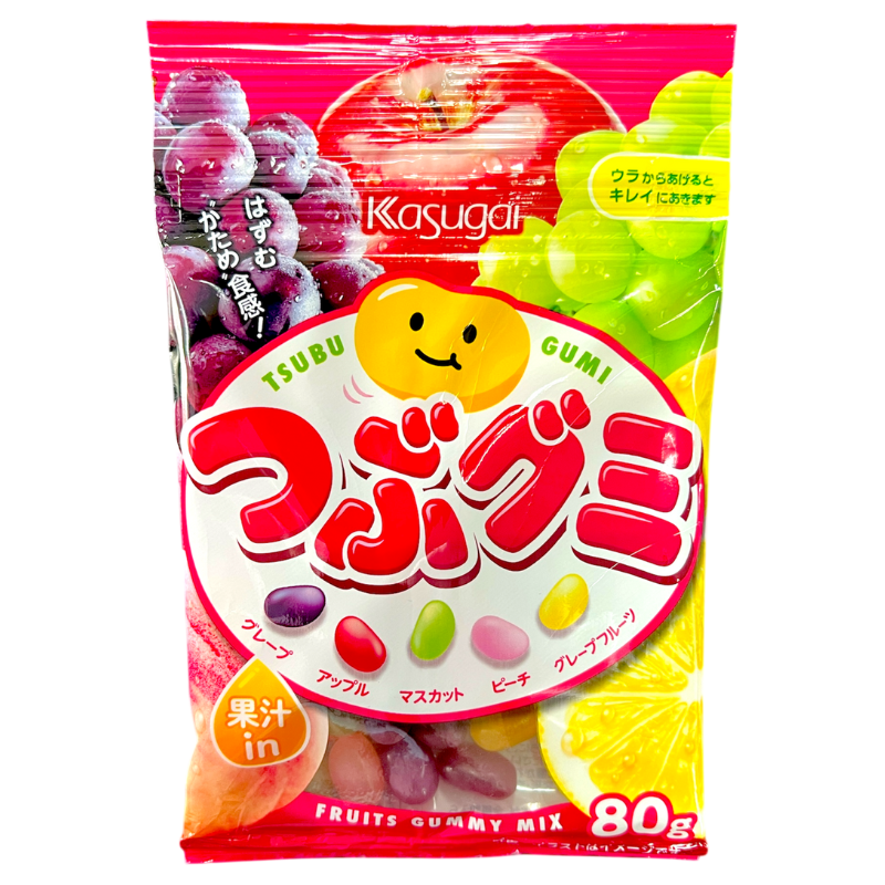 Kasugai Seika Tsubu Gummy 80g. 