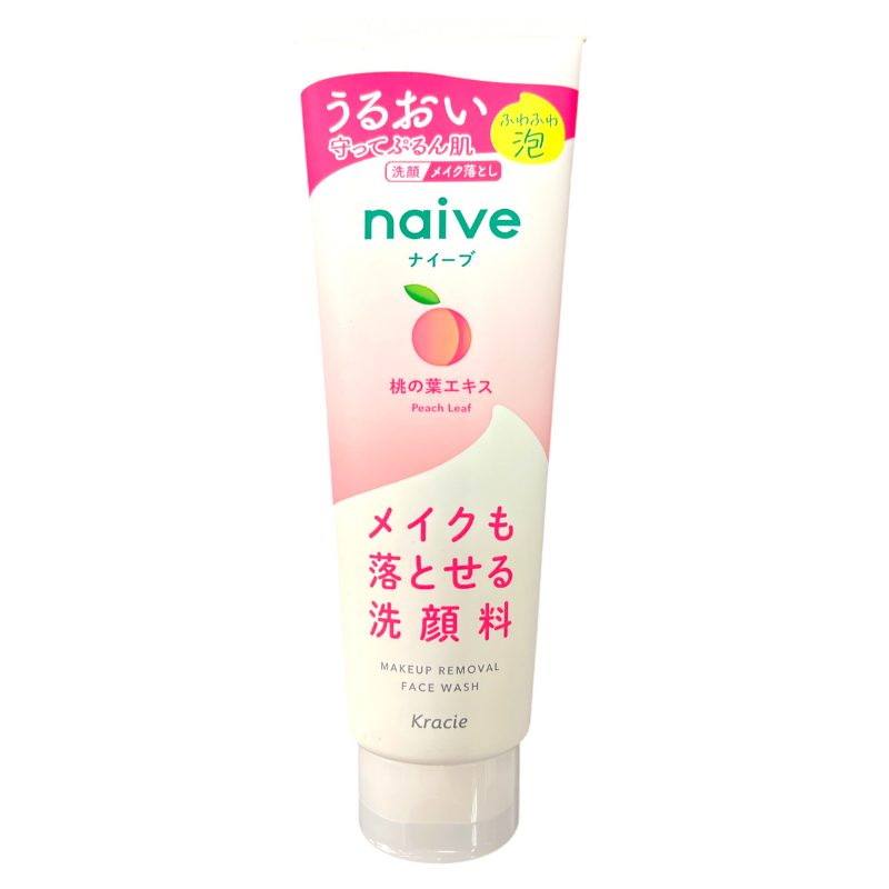 NAIVE Makeup Removal Face Wash Foam Peach