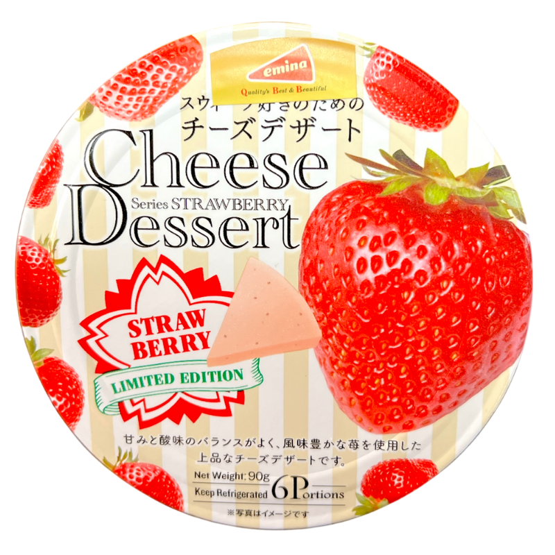 EMINA Cheese Dessert Strawberry 90g.