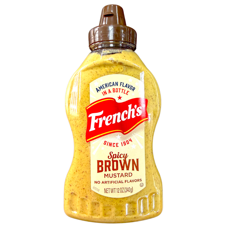 FRENCH'S Spicy Brown Mustard 340g.