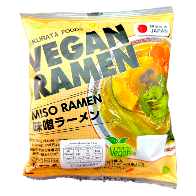 KURATA Vegan Miso Ramen 130g.