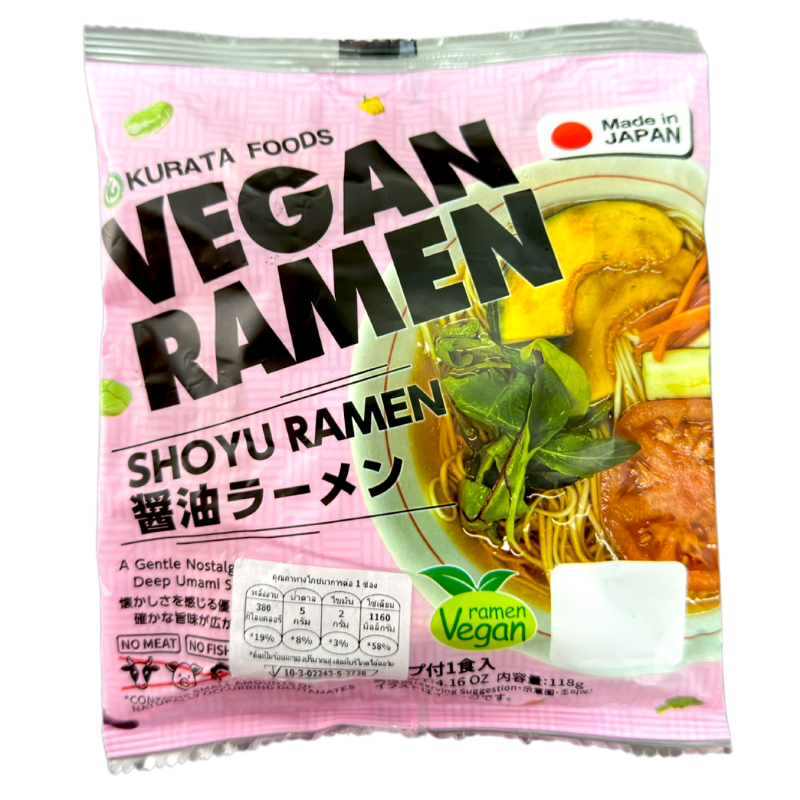 KURATA Vegan Shoyu Ramen 118g.