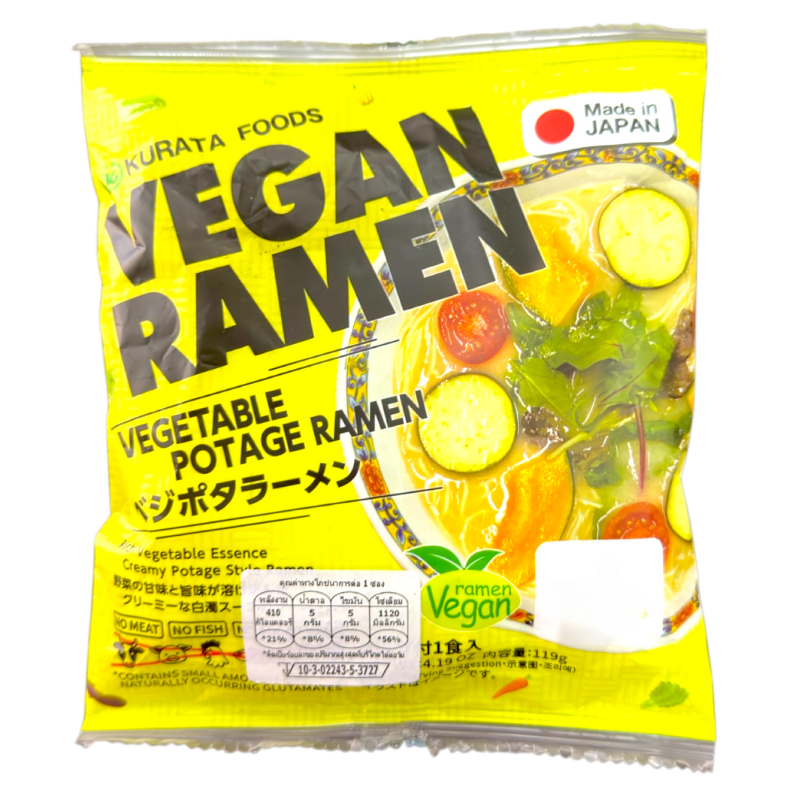 KURATA Vegan Vegepota Ramen 119g.