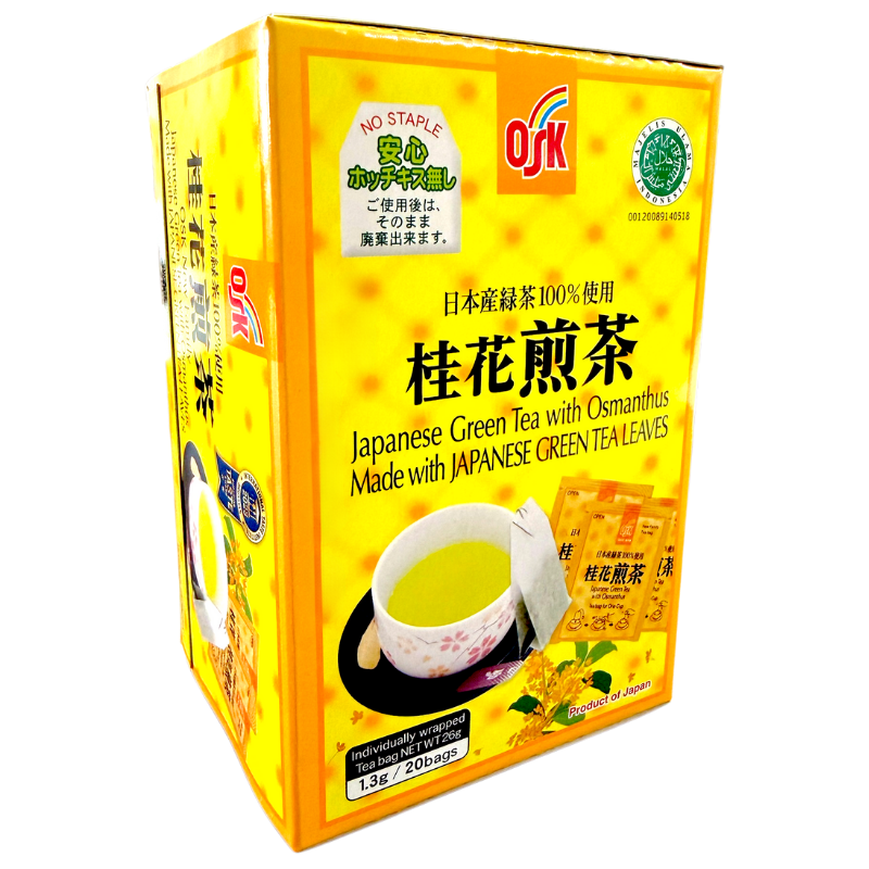 OSK Japanese Green Tea with Osmanthus 40g.