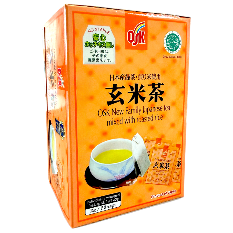 OSK Japanese Tea Mixed With Roasted Rice 40g.