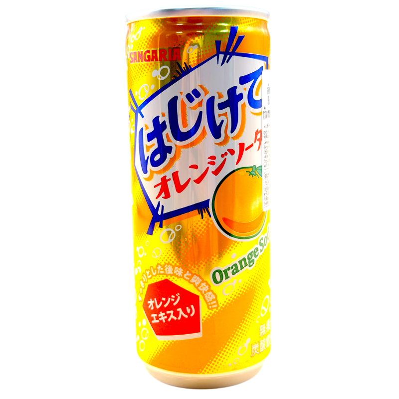 SANGARIA Hokkatte Orange Soda Can 250ml
