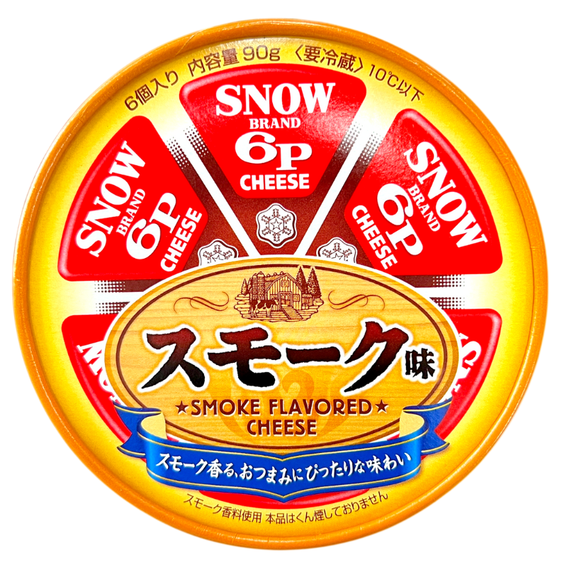 SNOW BRAND 6 Portion Cheese Smoked 90g.