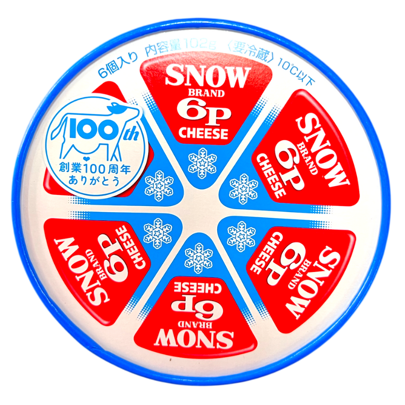 SNOW BRAND Cheese 6P 102g.