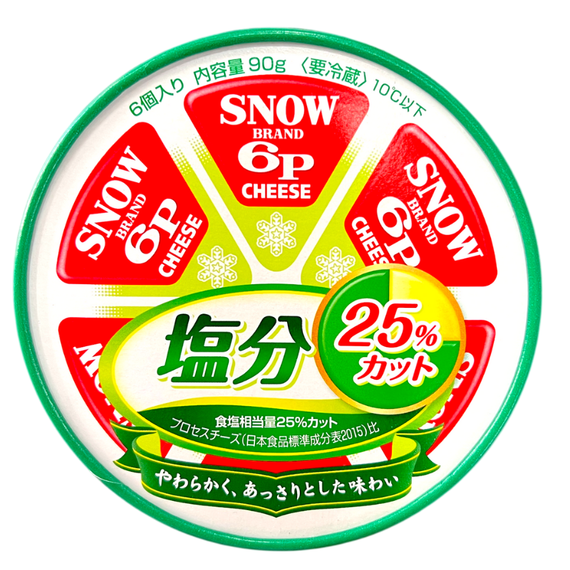 SNOW BRAND Cheese Less Salt 90g.