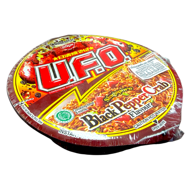 NISSIN Yakisoba Ufo Black Pepper Crab 94g. 