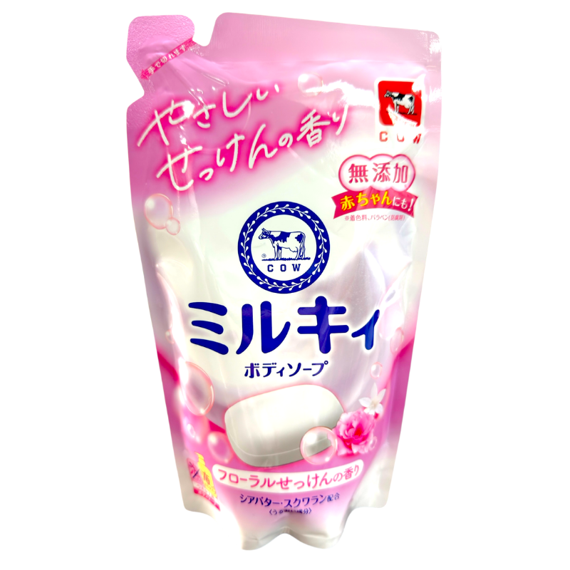 COW Body Soap Floral Soap 360ml. Refill 