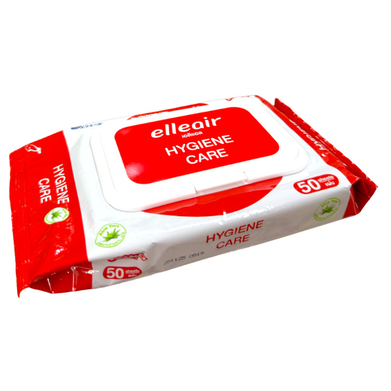 ELLEAIR Hygiene Care Wipes 50 Sheets 