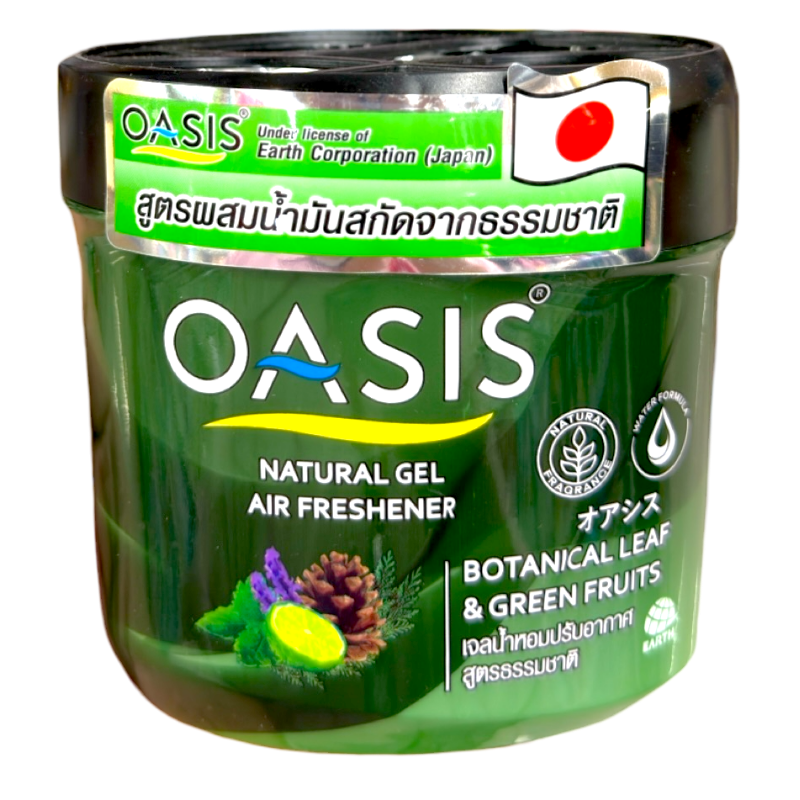 OASIS Natural Gel Air Refreshener Botanical leaf&Green Fruits 