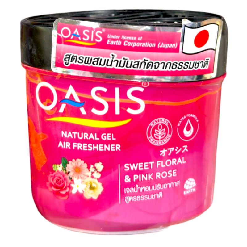 OASIS Natural Gel Air Refreshener Sweet Floral&Rose 
