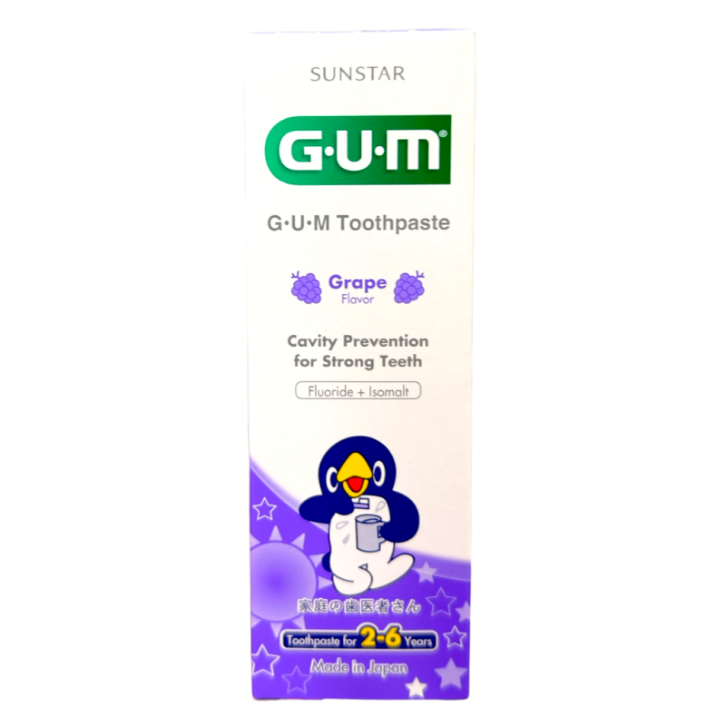 SUNSTAR Gum Toothpaste Grape For Kid 70g. 
